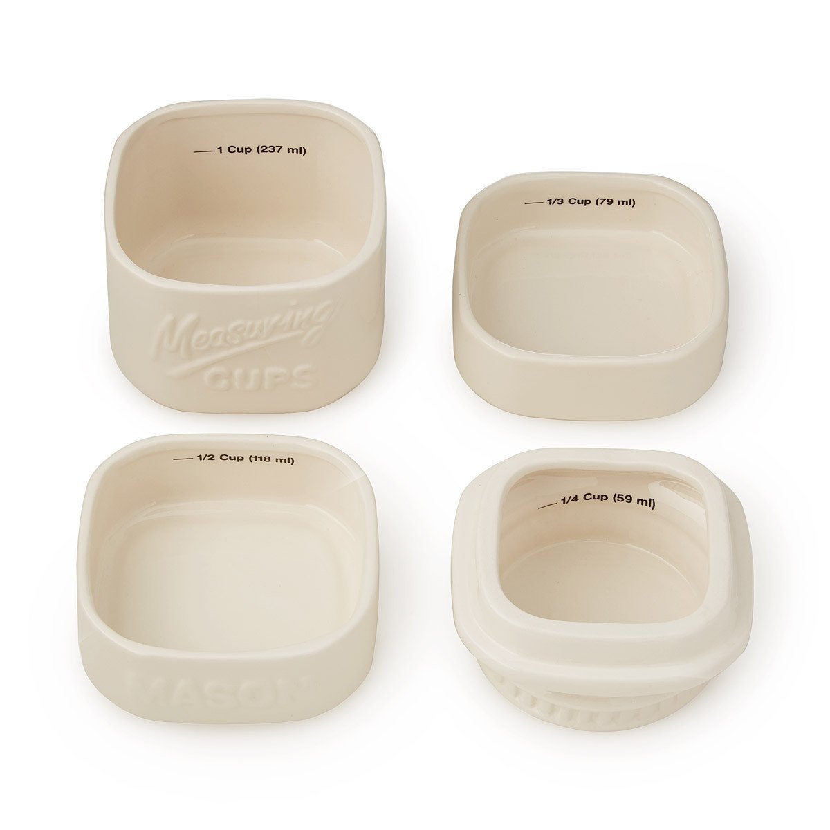 Stackable Mason Jar Measuring Cups